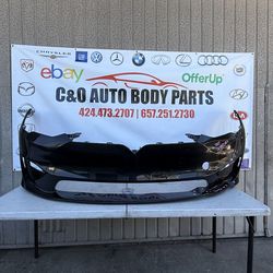 2021 2022 2023 2024 Tesla model S front bumper cover used original OEM