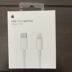 New USB-C To Lightning Cable (1 m)