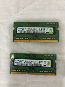 DDR2 2x4GB laptop memory