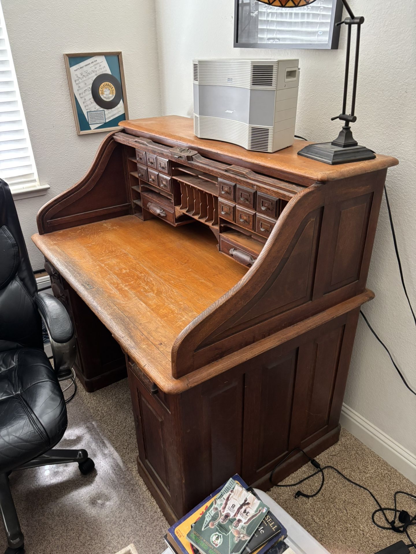 1910 Tiger Oak Rolltop Desk!