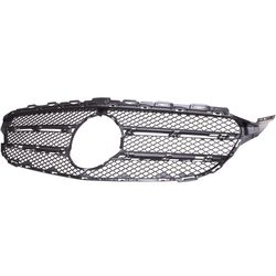 Front Grille Compatible with 2015-2018 Mercedes-Benz C-Class C300 C400 C43 C450 C63 w/o Luxury w/o Sport PKG w/o Front View Camera, PP Replacement for