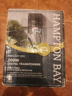 Hampton Bay Low-Voltage 200-Watt Landscape Transformer (Single-Packing)