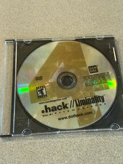 .hack Liminality Vol. 4 Trismegistus DVD Only PS2 Anime Bonus Disc Tested