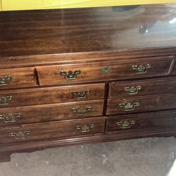 Antique Dresser And Mirror
