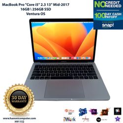 MacBook Pro "Core i5" 2.3 13" Mid-2017, 16GB, 256GB "H91152"