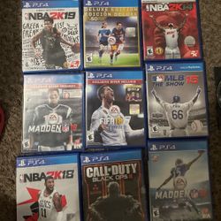 PS4 With Games And Controls