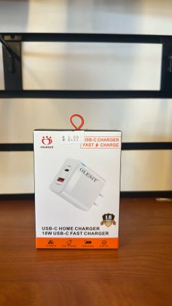 Olesit USB-C Home Charger, 18W USB-C Fast Charger