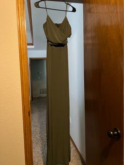 Olive green dress