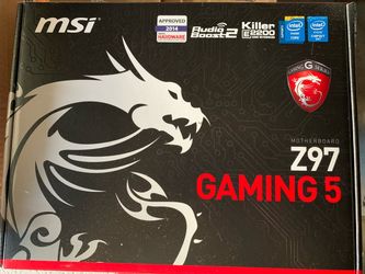 MSI Z97 GAMING 5 ATX Motherboard Intel LGA1150 DDR3 Multi-GPU