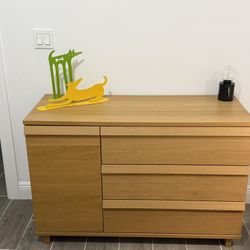 Bedroom Set – Dresser + 2 Nightstands | Oak/Light Wood