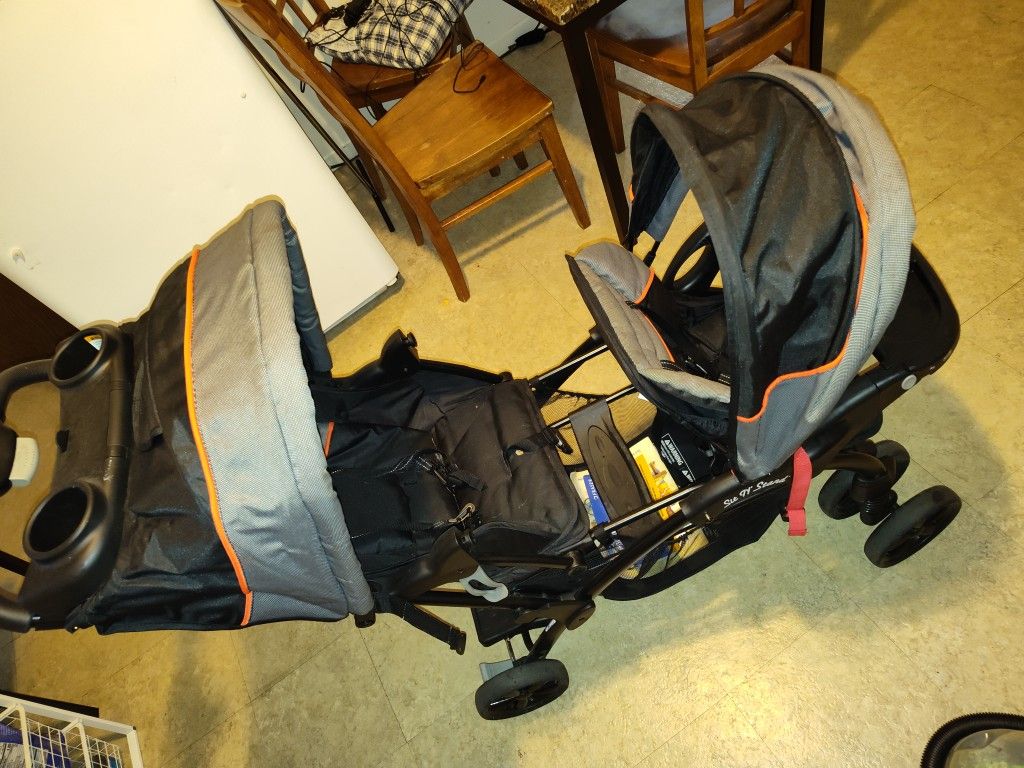 Sit N' Stand Double Stroller