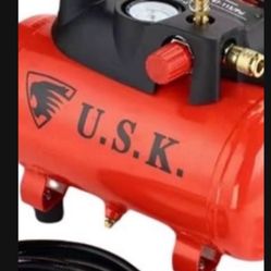 U.S.K. Portable oil-free Air Compressor