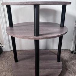 2 Gray Side Tables