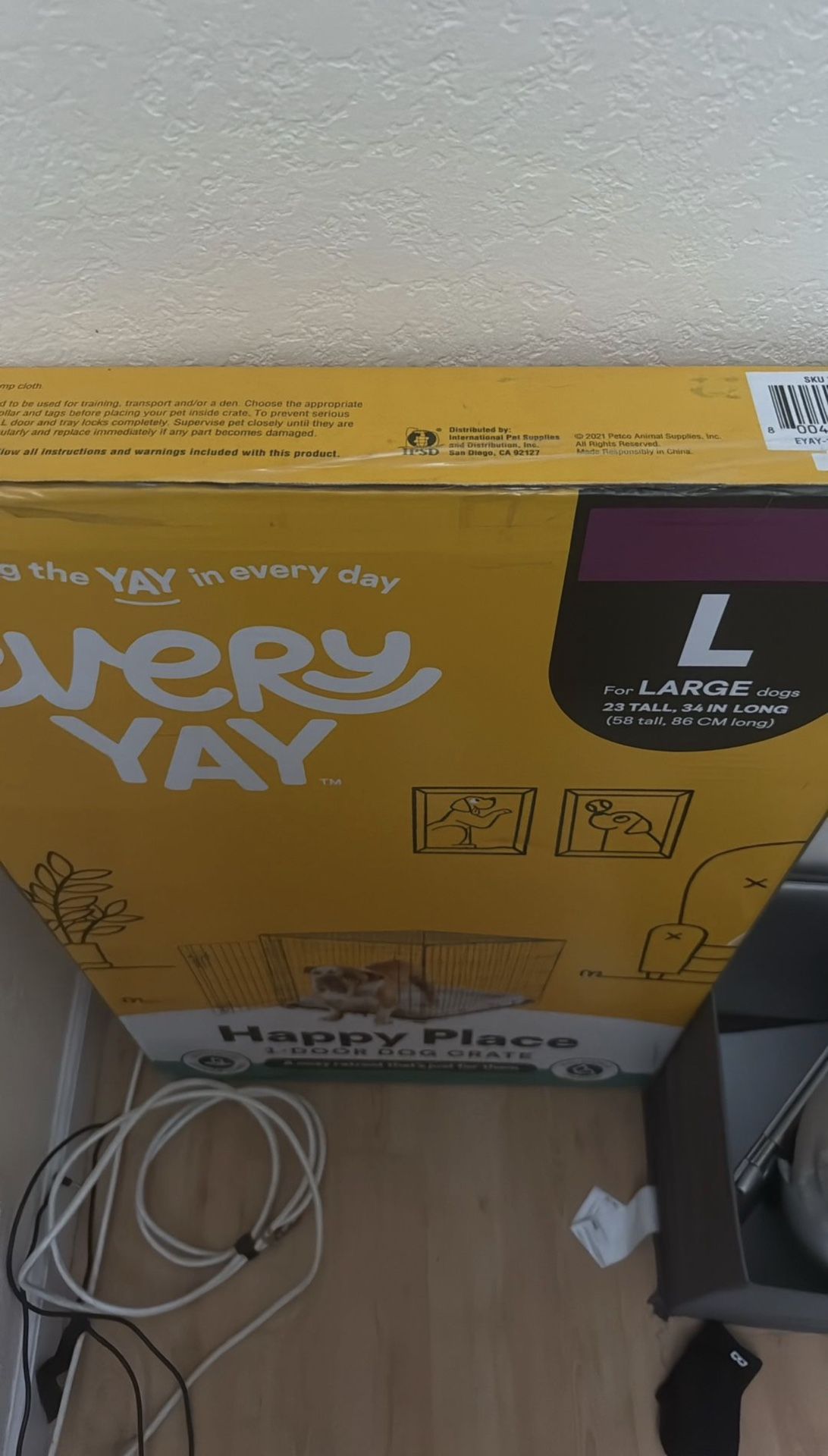 Every Yay brand new large dog crate