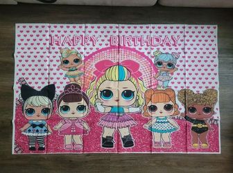 LOL Surprise! dolls Backdrop