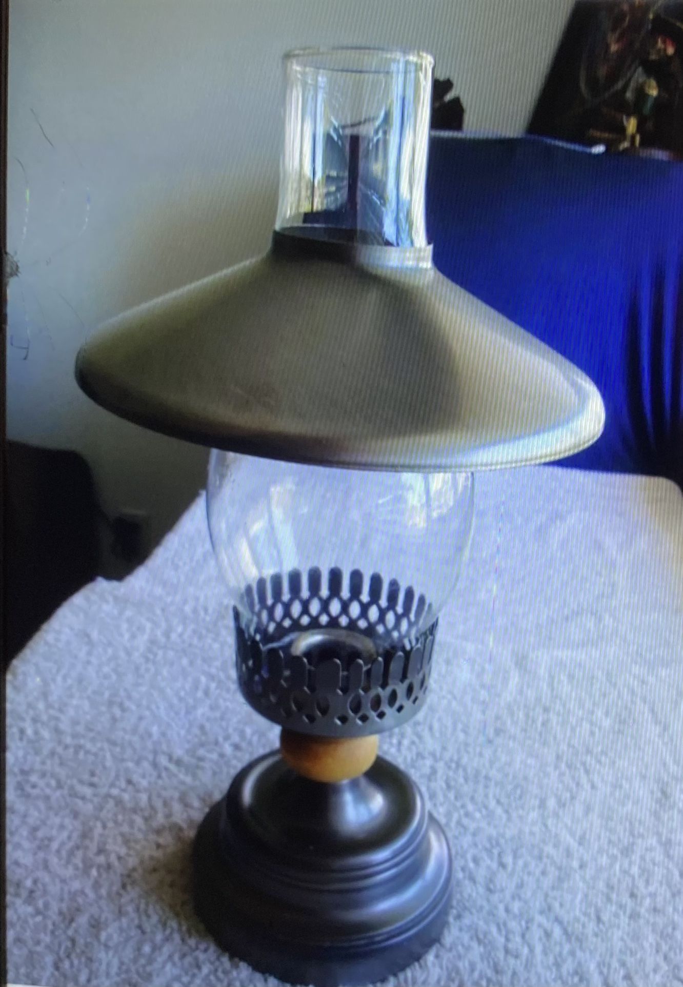 VINTAGE PEWTER CANDLE HOLDER