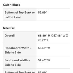 Loft Bed For Full Size Mattress 
