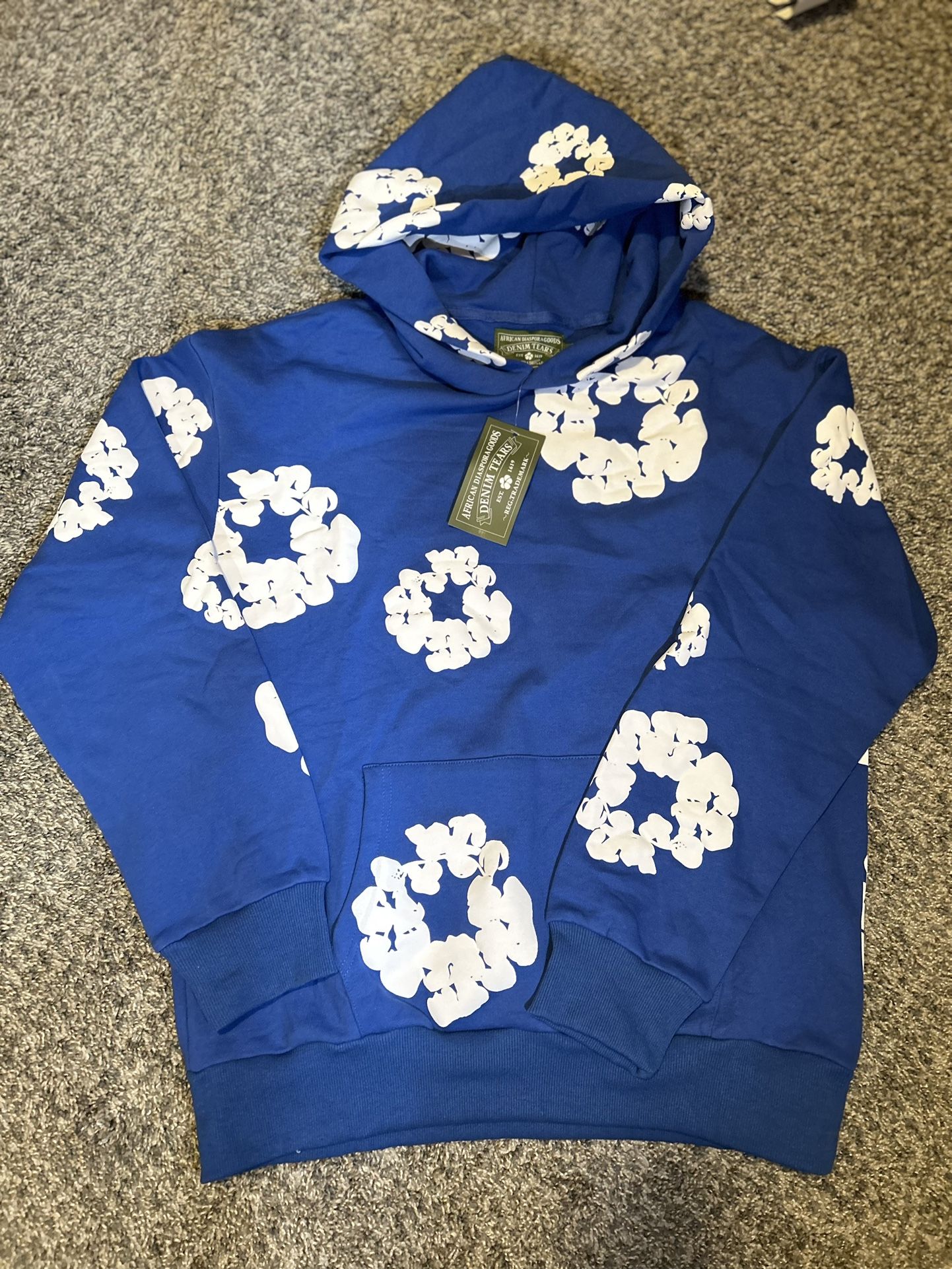 Denim Tears hoodie BLUE size M