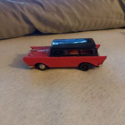 Old Tin Toy Car.  Station Wagon Style.