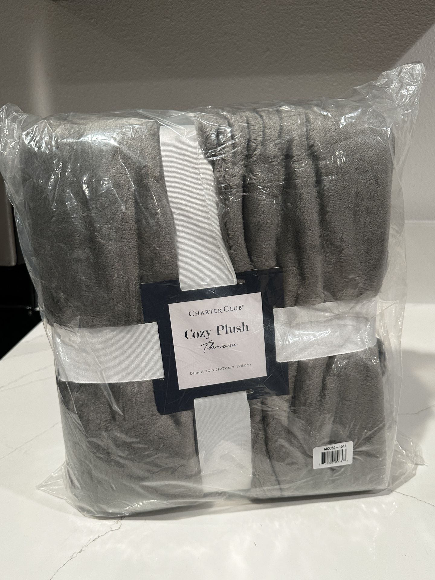 Charter Club Cozy Plush Throw