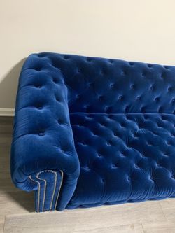 Blue Velvet sofa