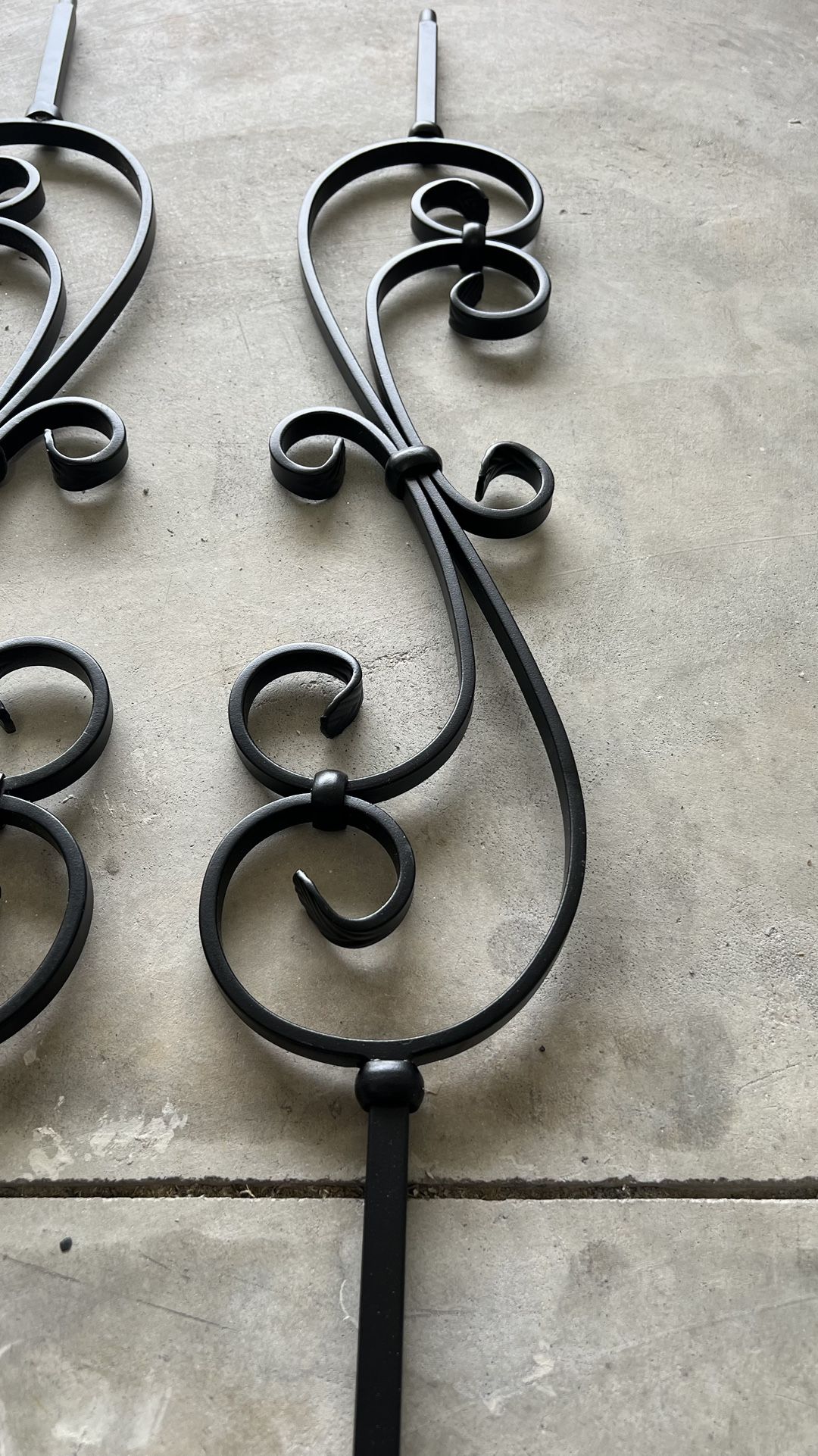 New square metal balusters