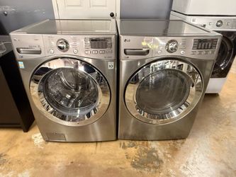 Used Gray LG Washer and Dryer