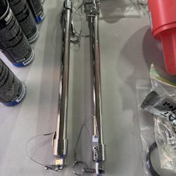 Stainless Steel Bimini Support Pole with Eye Ends And Pins  18”long