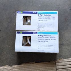 2x 6pack Light Switches 