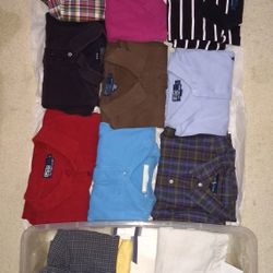 Large Polos, Dress Shirts (13 Count)