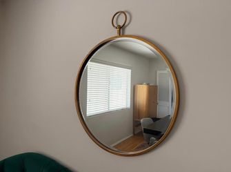 Gold Anthropologie Mirror