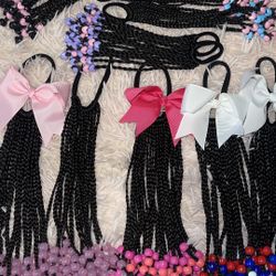 Kids Ponytail Extension With Beads 