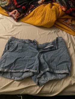 SHEIN light blue Jean shorts