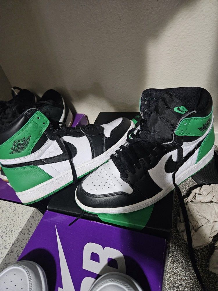 Jordan 1 High Og Lucky Green (Size 10.5)