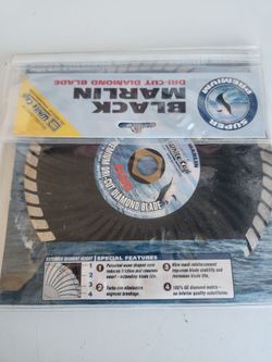 Black Marlin Diamond Blade' 💎