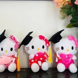 Hello Kitty Graduation Plush Dolls