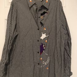 Victoria Jones Halloween Shirt XL made in India, 100% cotton