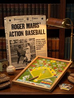Vintage 1962 Roger Maris Action Baseball Game - Pressman Toy Corp - NY Yankees