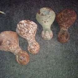 Porcelain Antique Claw Feet For Antique Bathtub