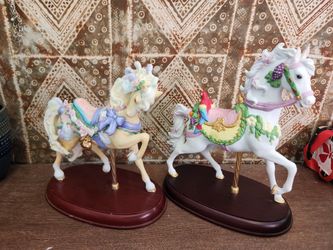 Lenox Carousel Horses 1992 And 1989
