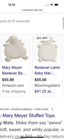 Bestever Bloomingdales Play Mat Lamb