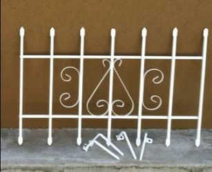 White Steel Window Security Frame 3ftx2ft