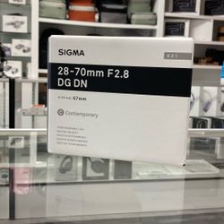 Sigma 28-70mm F2.8 DG DN Sony E Mount