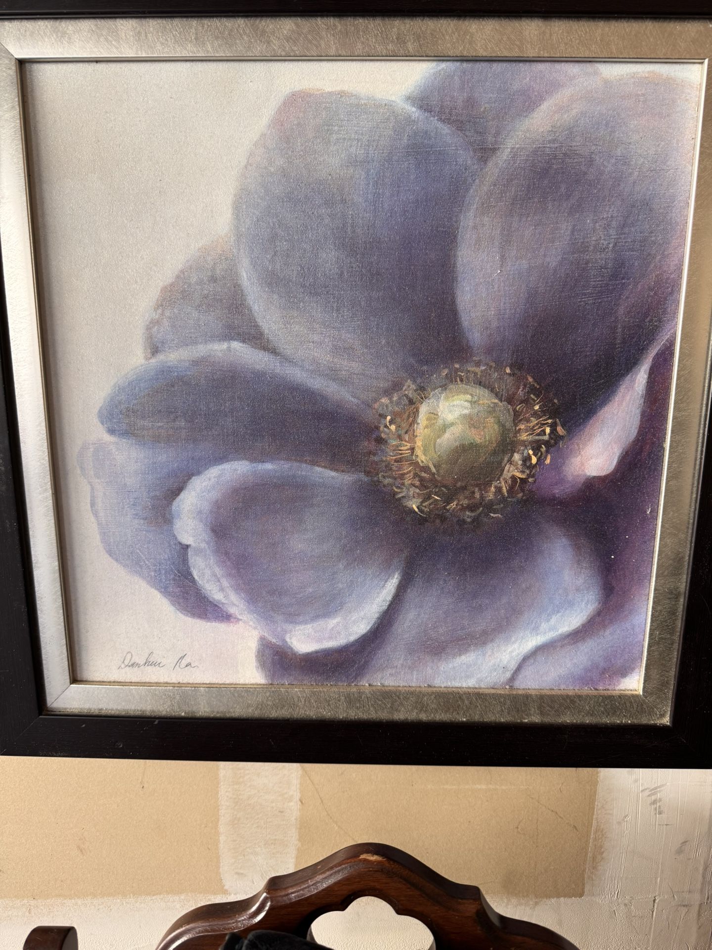 Framed Floral Picture