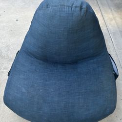 Large Blue Jean Bean Bag Chair