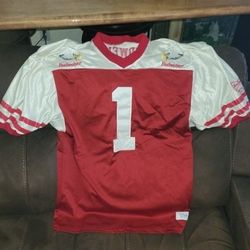 Budweiser Beer Football Jersey XL 