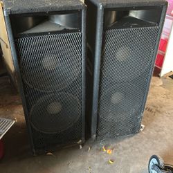 Two Box 2 Double15S Good Condition, Really Loud 