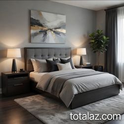 Upholstered Storage King Bed Frame