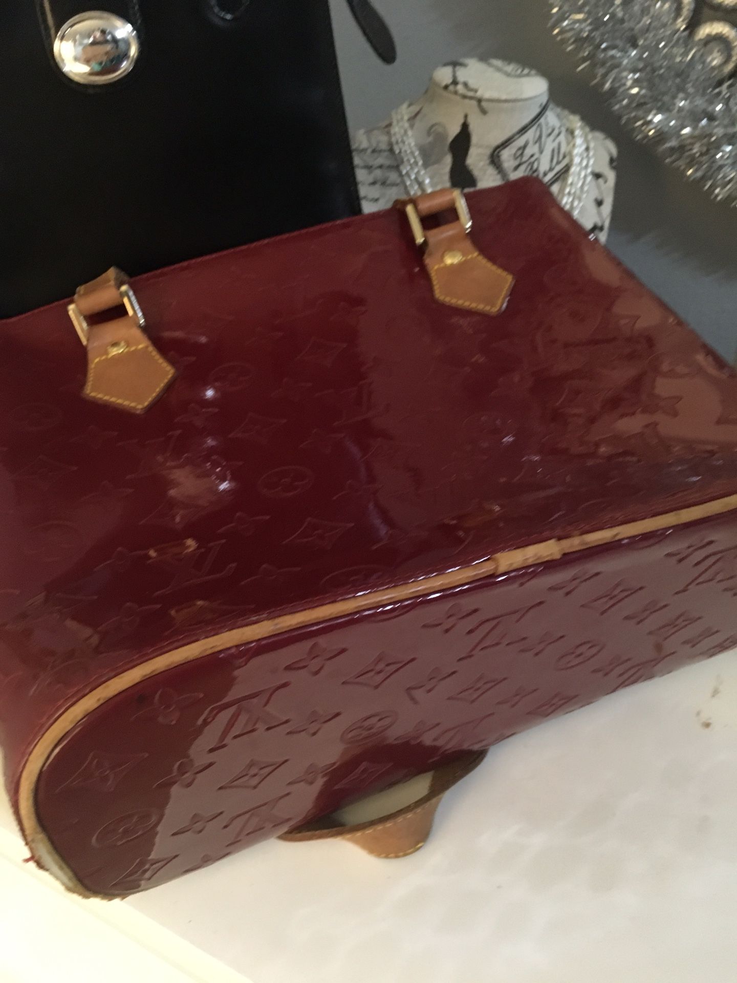 Red Patent Leather Bag