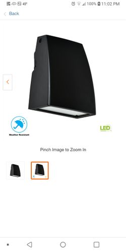 33-Watt Black Outdoor Integrated LED Adjustable Wall Pack Light 33-Watt Black Outdoor Integrated LED Adjustable Wall Pack Light